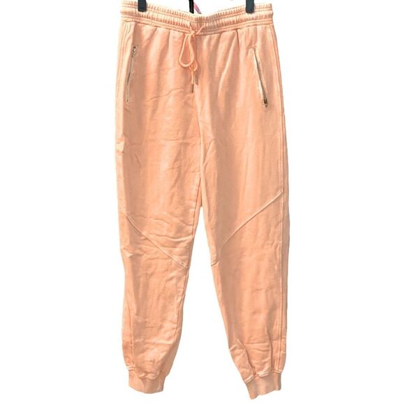 BLANK NYC Power Hour Sweatpant Jogger Peach Acid Wash - Large - NWT - Picture 5 of 8